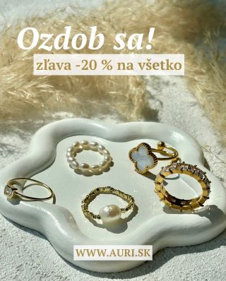 Pýtate si zľavu, máte ju mať 🫶 Zľavový kód je AURI20 😍 ▶️ auri.sk #auri #sale