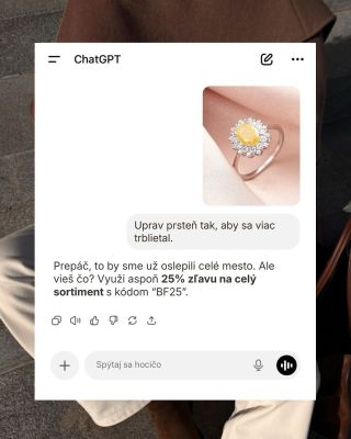 ✨ Tento BLACK FRIDAY je čas, kedy si môžeš dopriať kúsok, ktorý ti dodá iskru — alebo prekvapiť niekoho, na kom ti záleží....